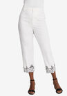Stretch Poplin Classic Cropped Straight Leg Pant, , hi-res image number null