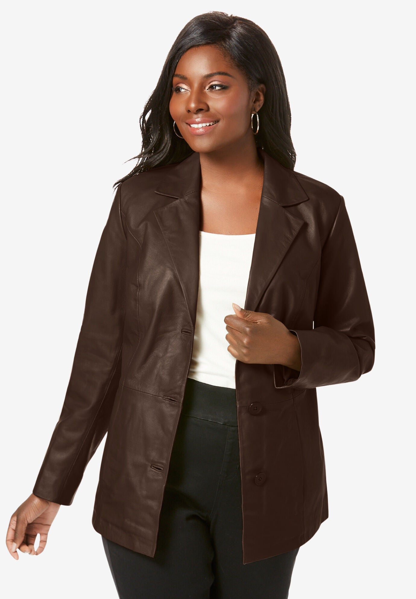 size 26 leather jackets