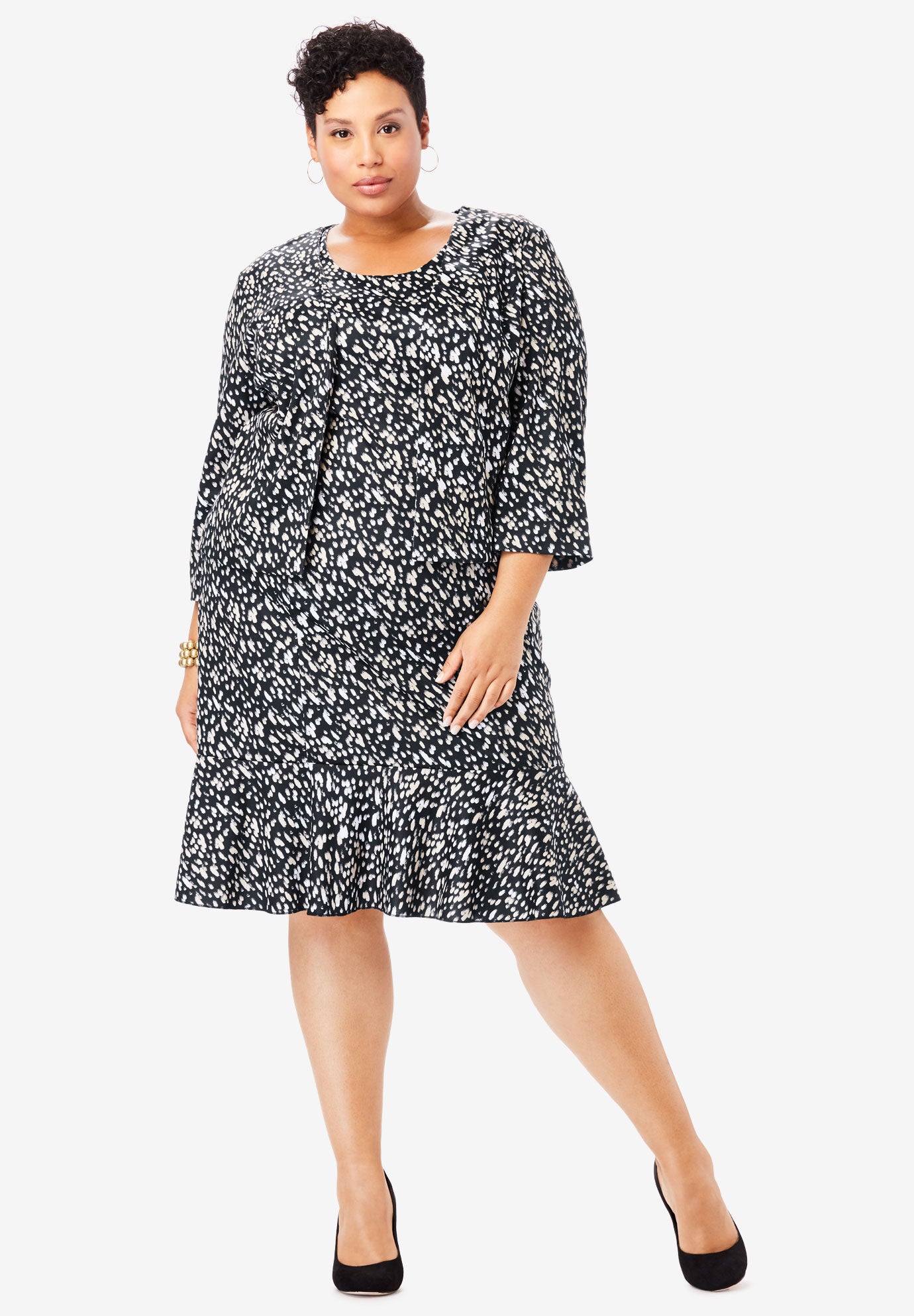 plus size jacket dresses for work