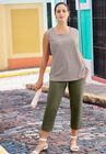 Classic Denim Capri, , alternate image number null