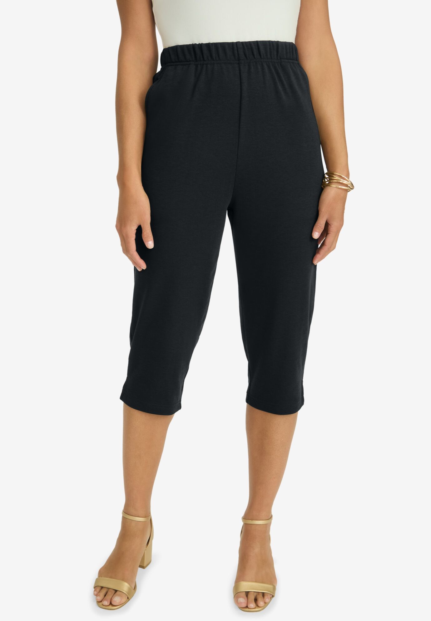 Women s Plus Size Shorts Capri Pants Jessica London