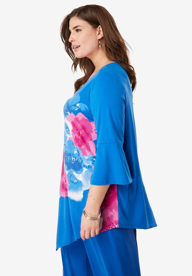Handkerchief Hem Tunic, , alternate image number 3