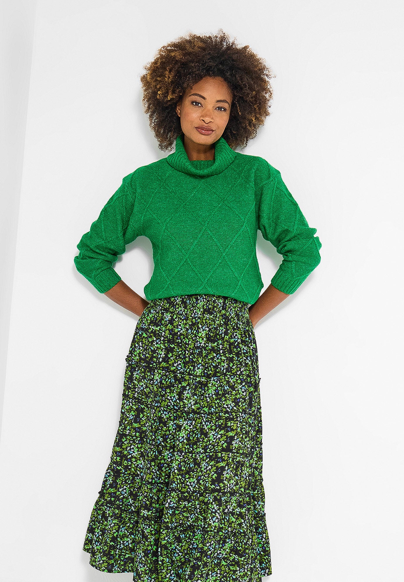 Tiered Maxi Skirt