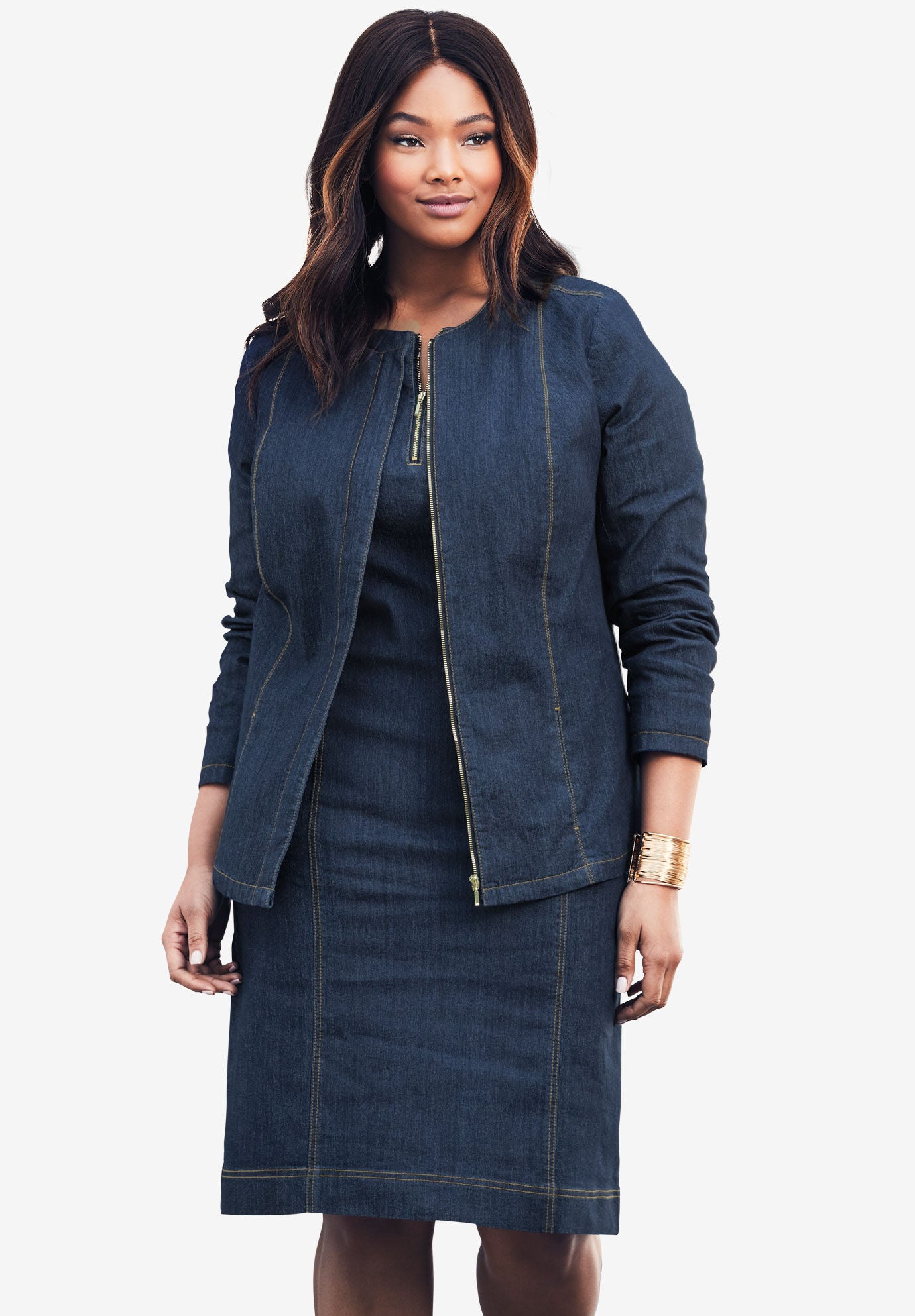 jessica london denim dress