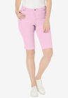 5-Pocket Denim Shorts, PINK, hi-res image number null