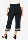 Stretch Poplin Classic Cropped Straight Leg Pant, , on-hover image number null