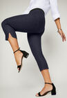Curved Hem Crop Jeggings, , alternate image number null