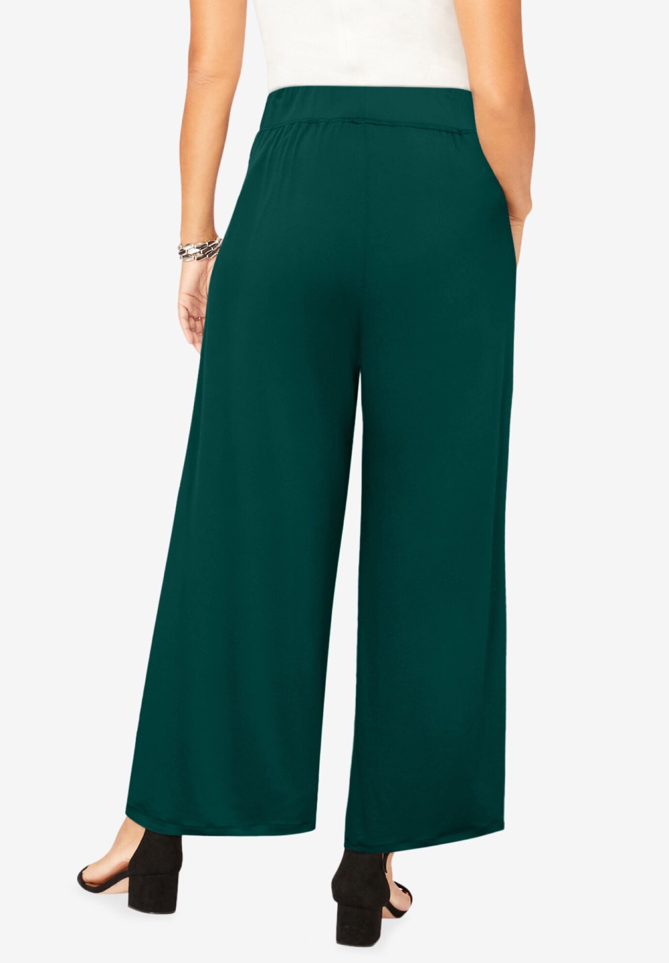 Wide Leg Knit Pant Jessica London