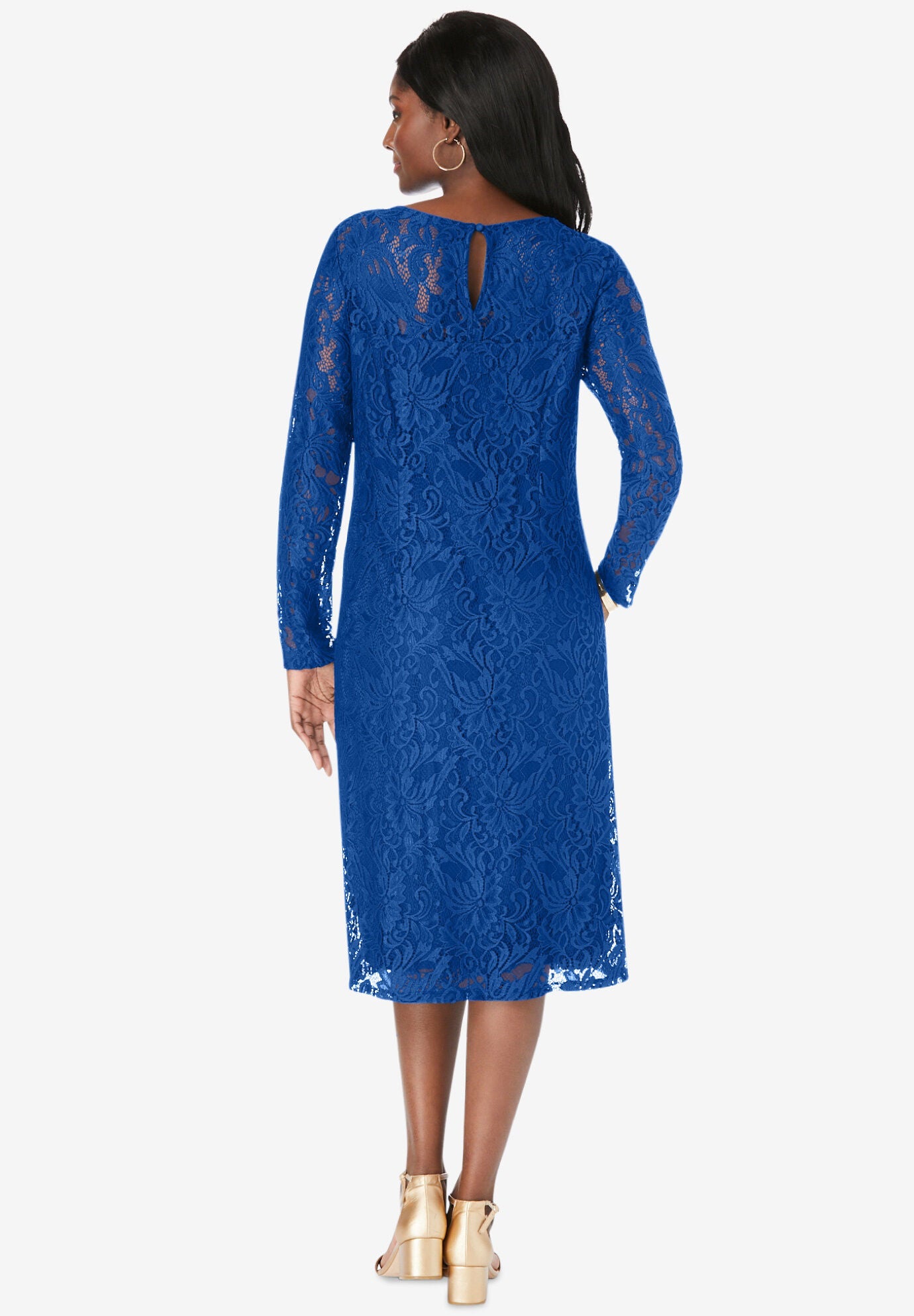 Stretch Lace Shift Dress Jessica London