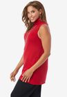 Sleeveless Turtleneck Shell, , alternate image number null