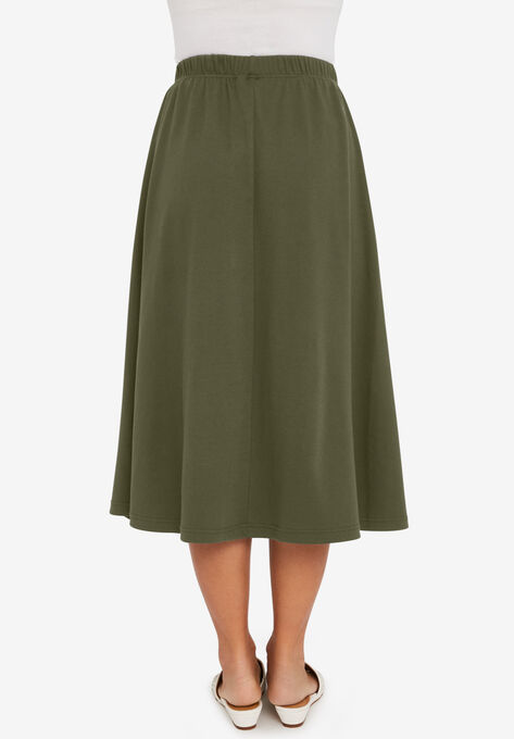 Soft Ease Midi Skirt, , on-hover image number null