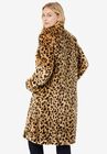Faux Fur Swing Coat, , on-hover image number null