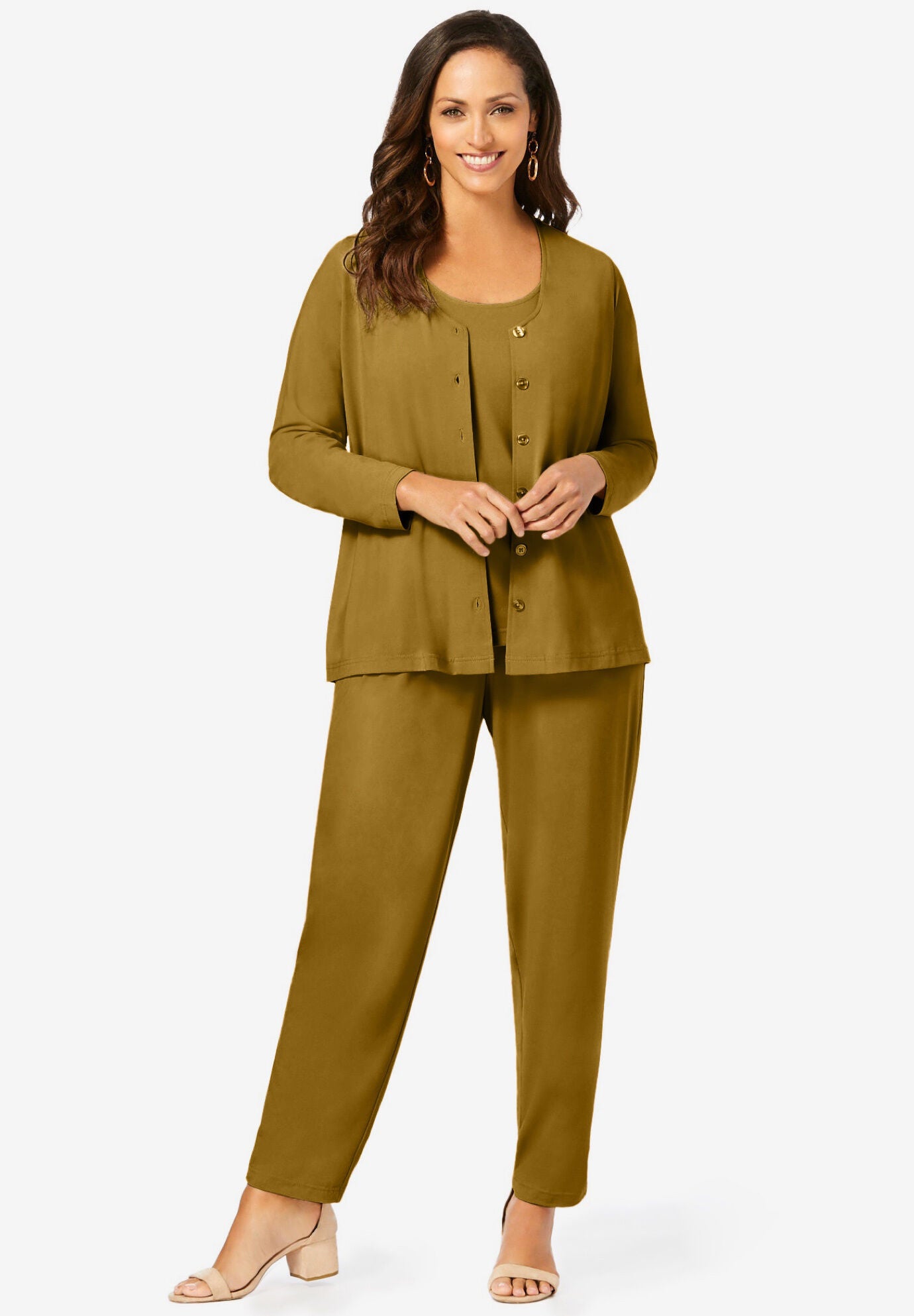 plus size womens knit suits