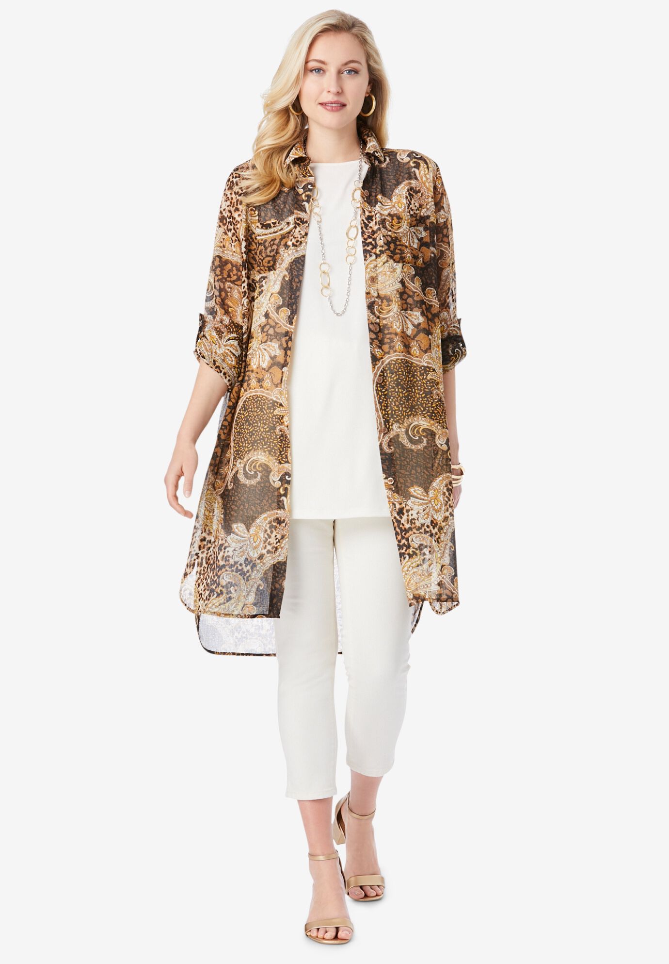 plus size dressy shirts