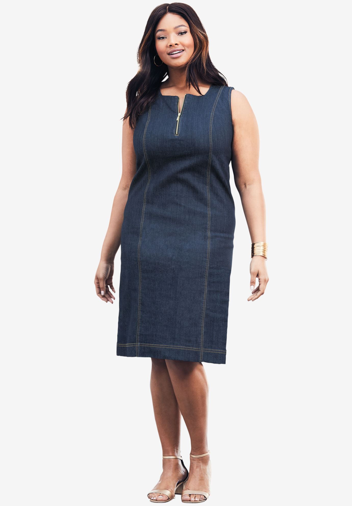 jessica london denim dress