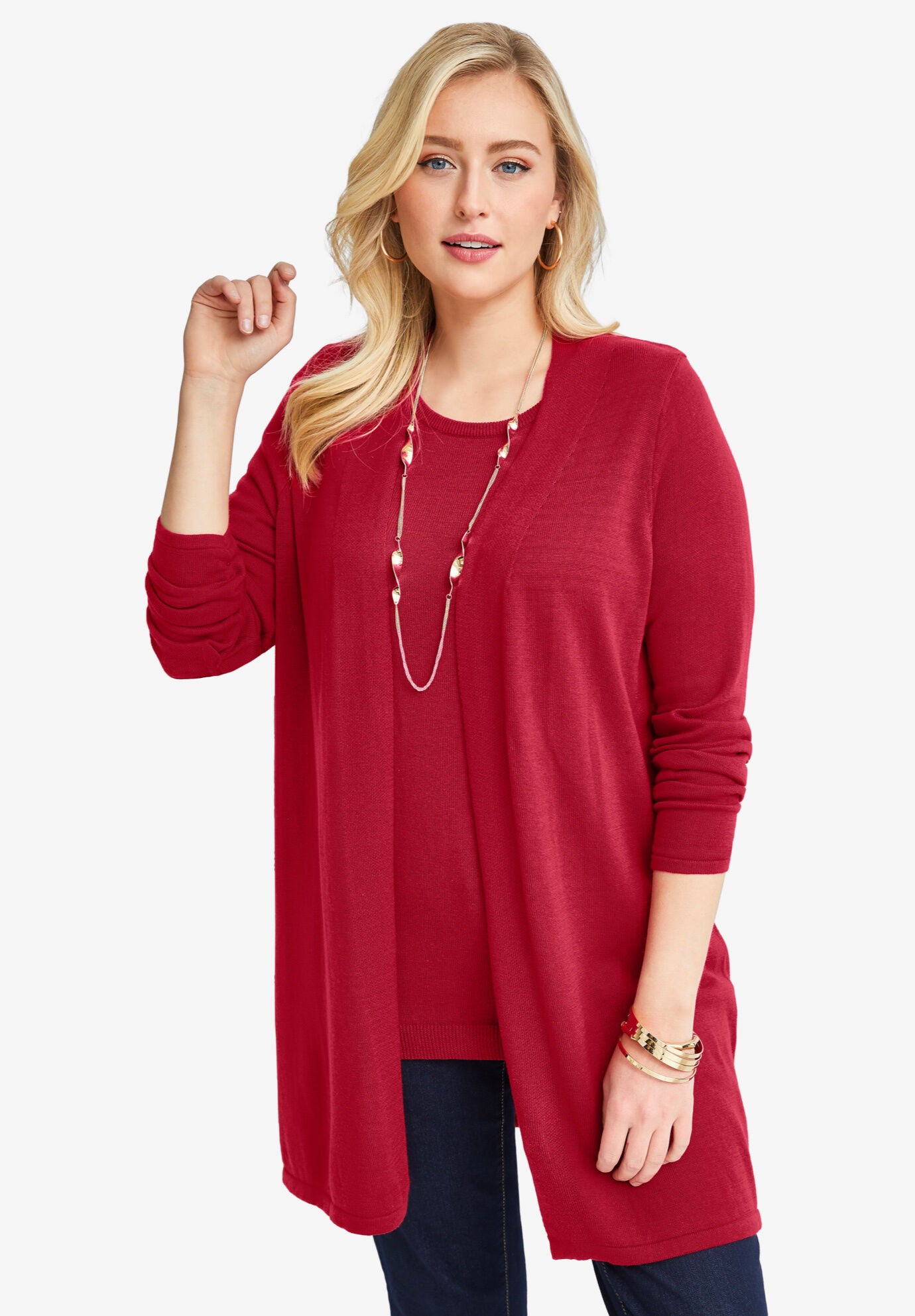 Women's Plus Size Mix \u0026 Match Sweater 
