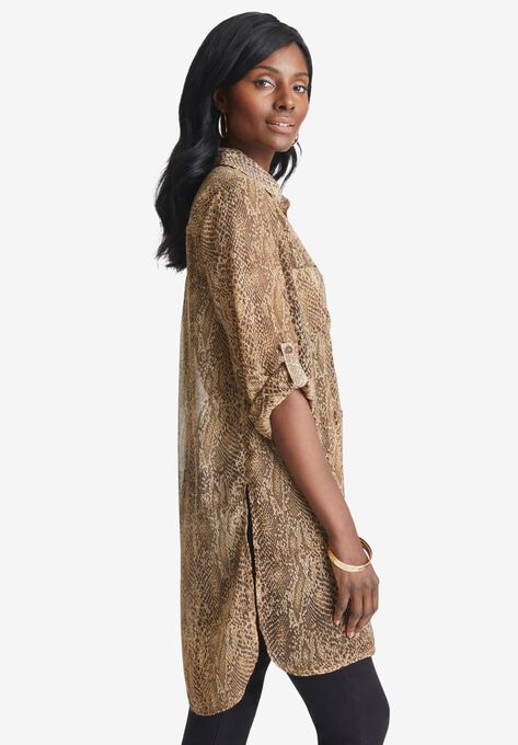 Sheer Mega Tunic, , alternate image number null