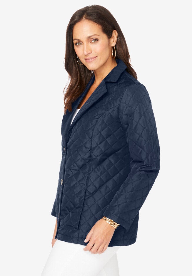 Quilted Blazer, , alternate image number null