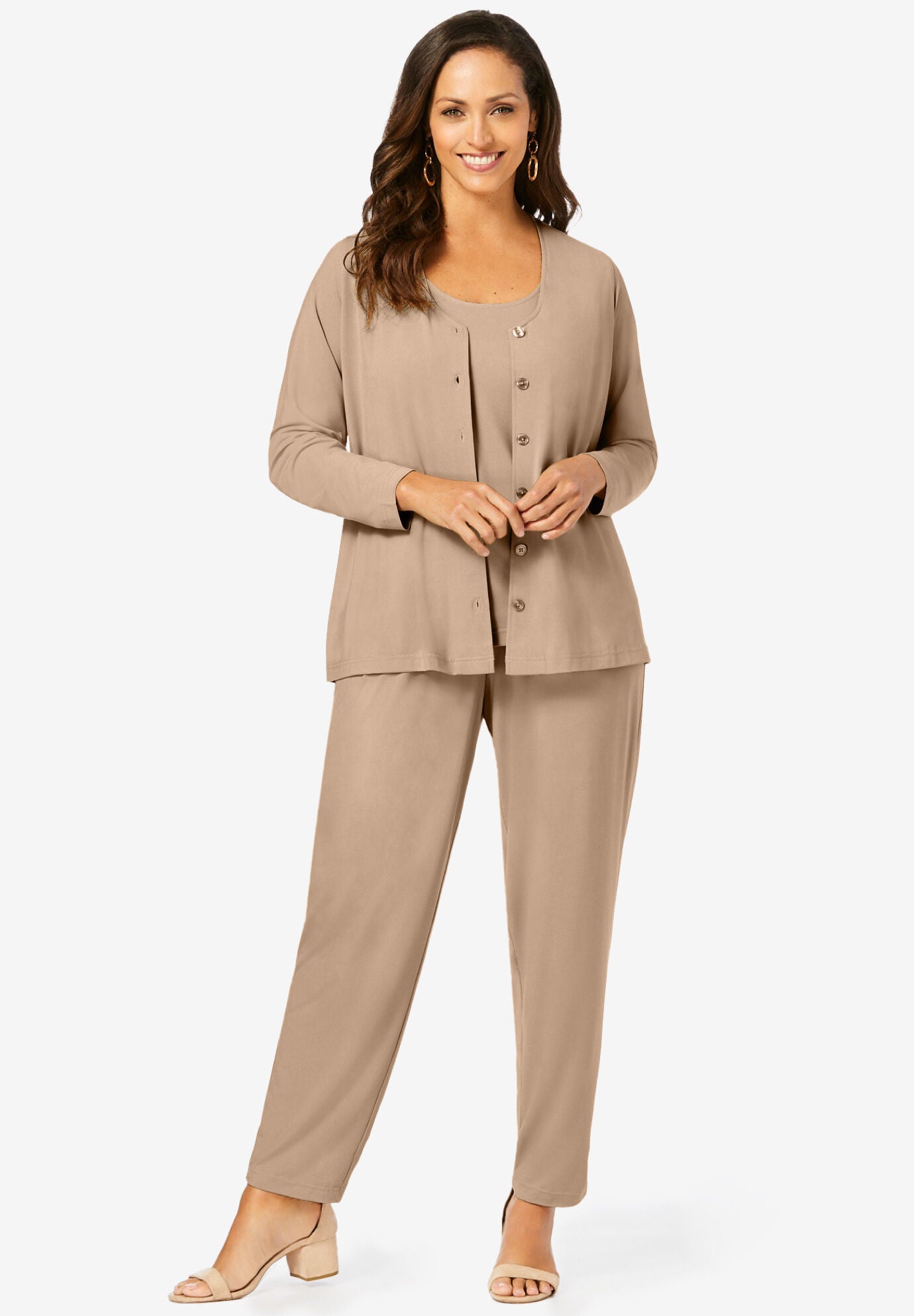 plus size pant suits for work