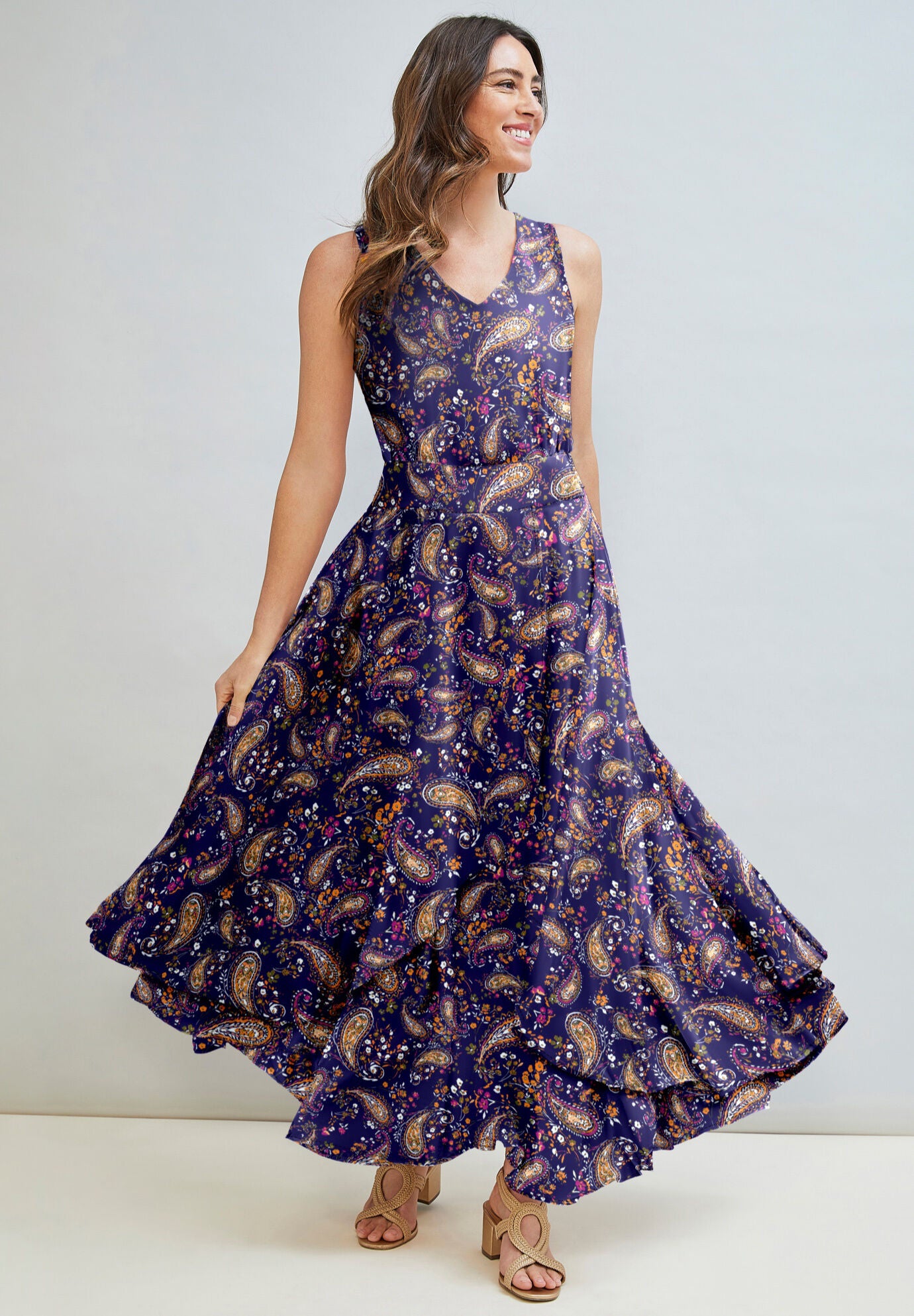 jessica london flyaway maxi dress