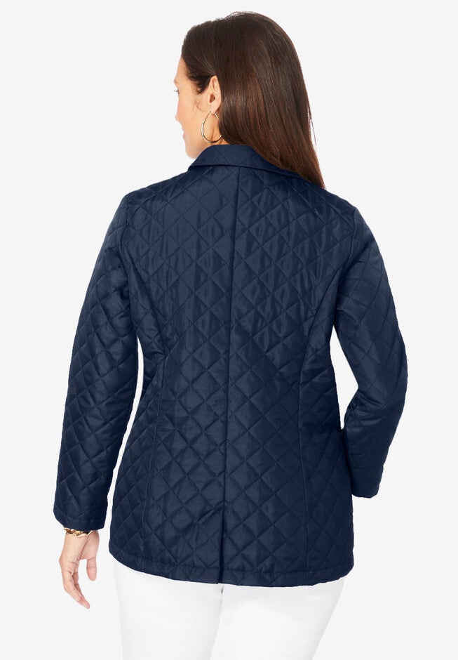 Quilted Blazer, , on-hover image number null
