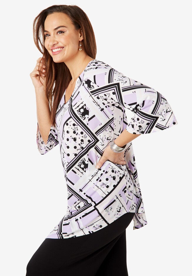 Handkerchief Hem Tunic, , alternate image number 2