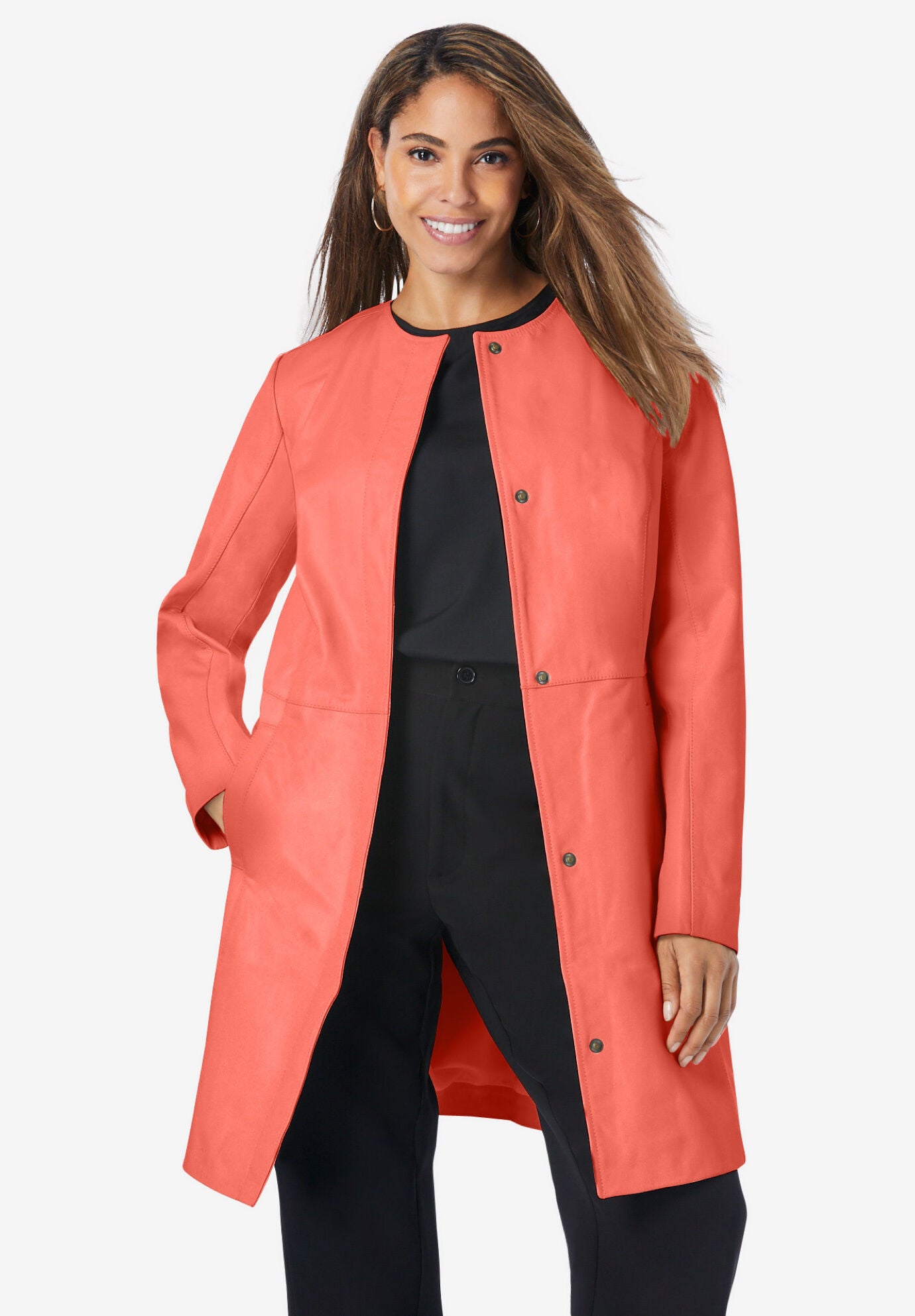 Women s Plus Size Spring Jackets Woman Within Woman Within