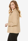 Peplum Denim Jacket, , alternate image number null