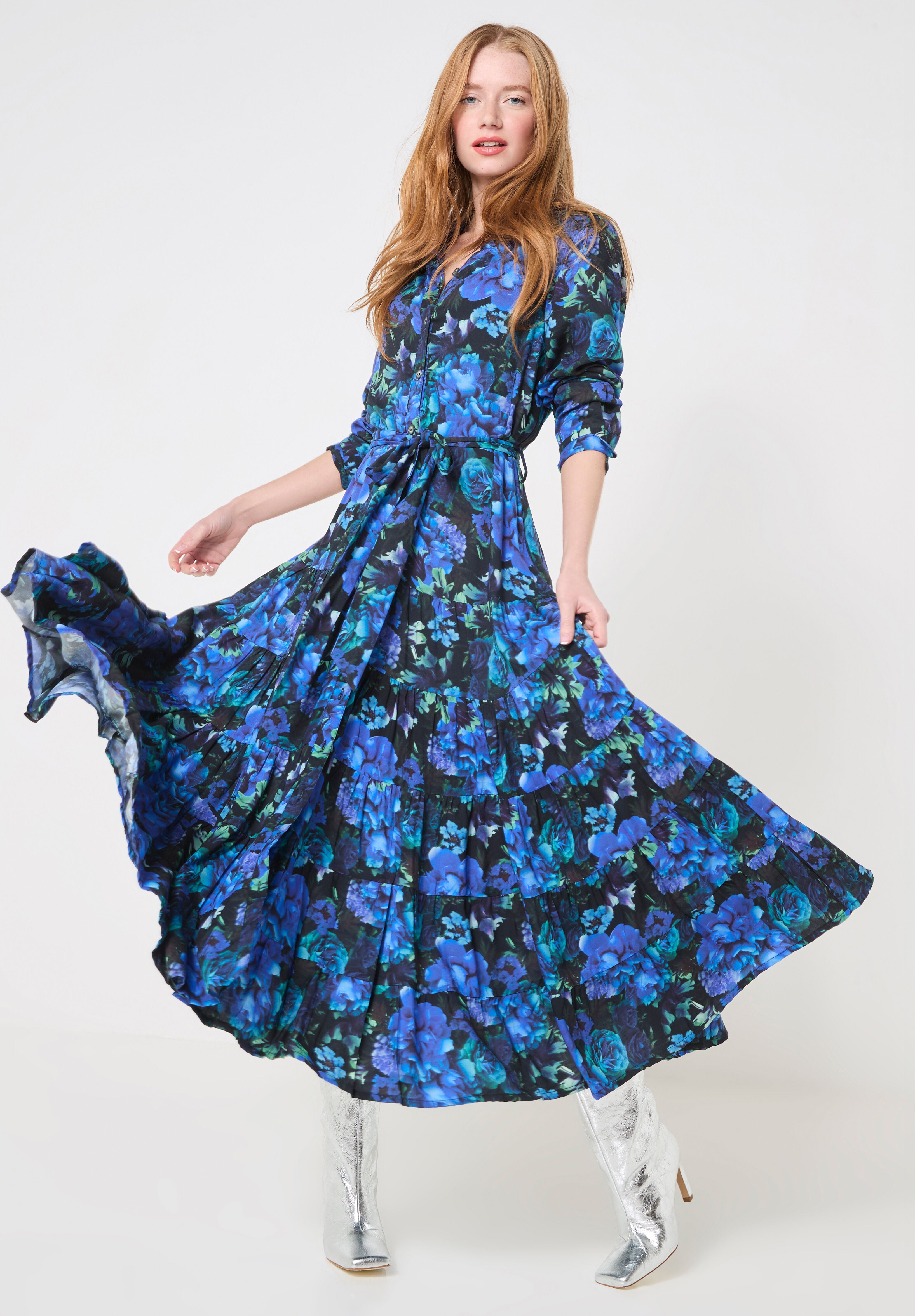 Garden Maxi Shirtdress