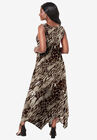 Keyhole Hanky Hem Maxi Dress, , on-hover image number null