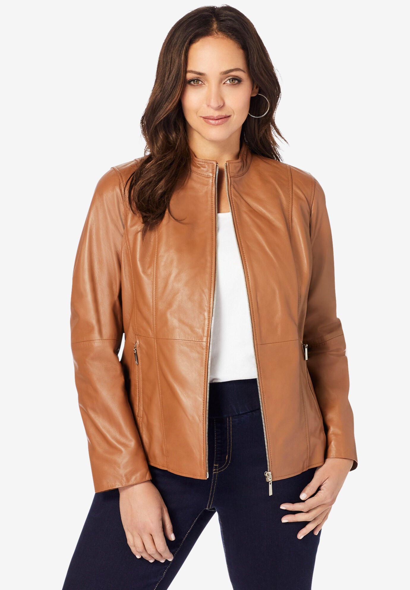 pink moto jacket plus size