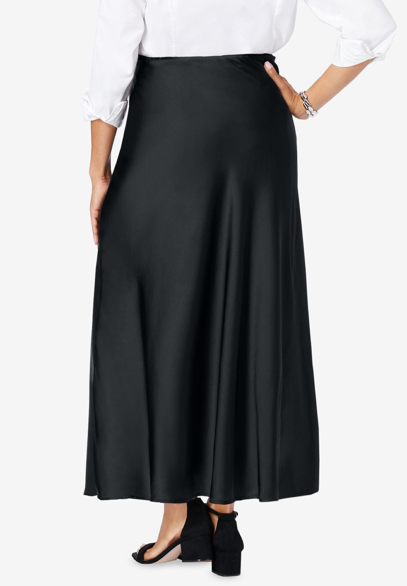 Satin Skirt, , on-hover image number 1