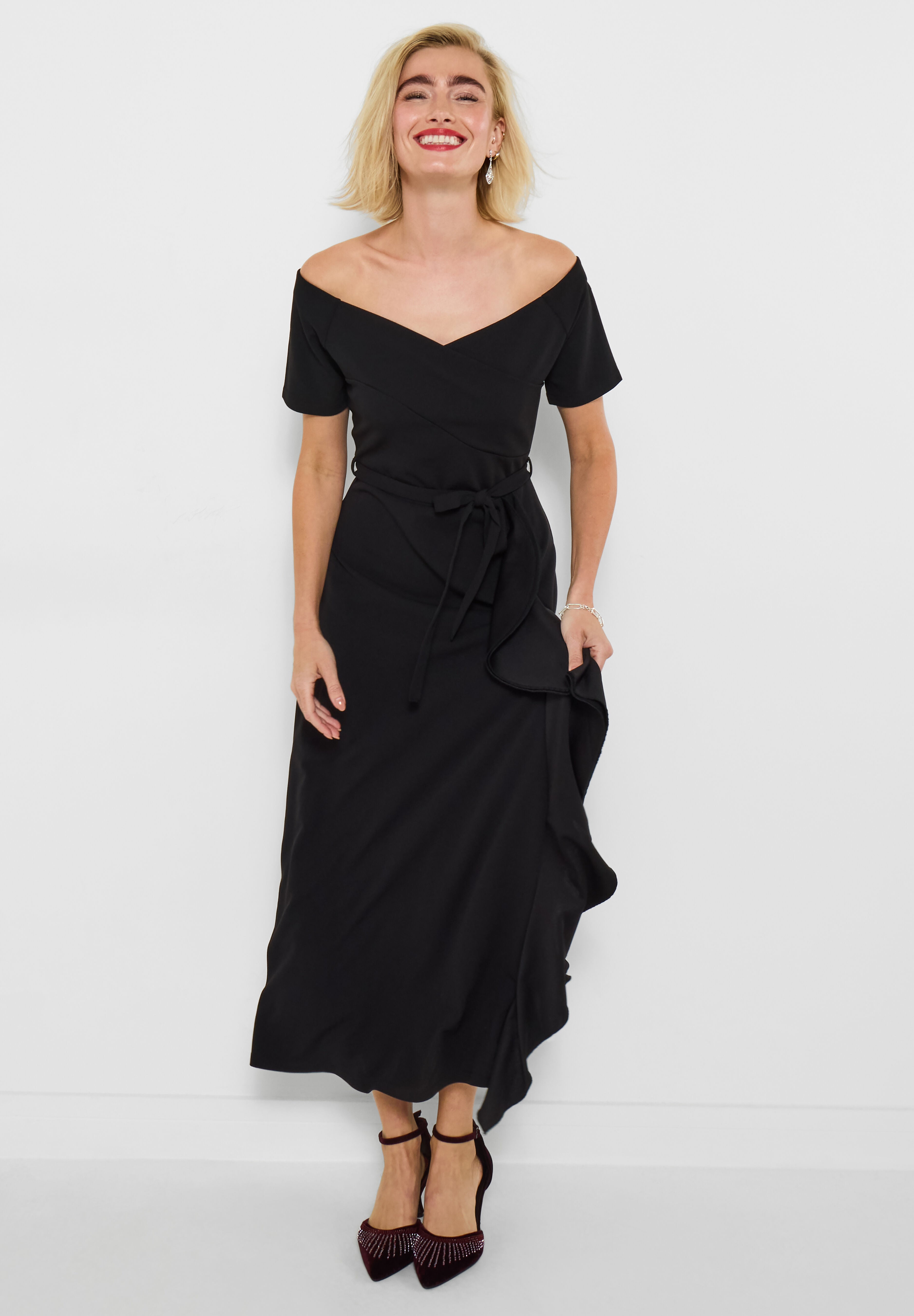 Off The Shoulder Maxi Dress