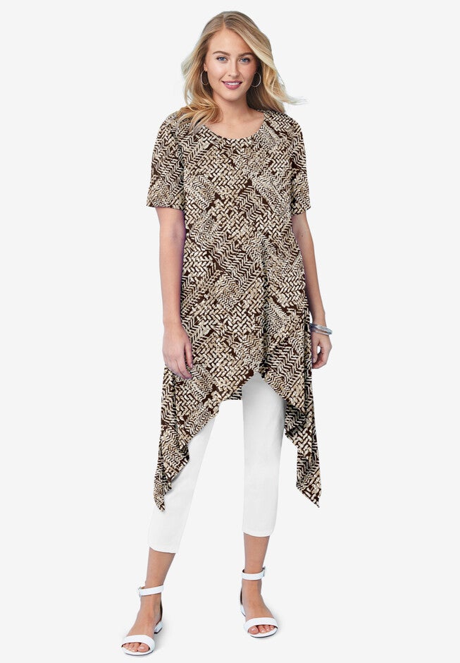 Side Point Tunic, NATURAL TRIBAL, hi-res image number 0