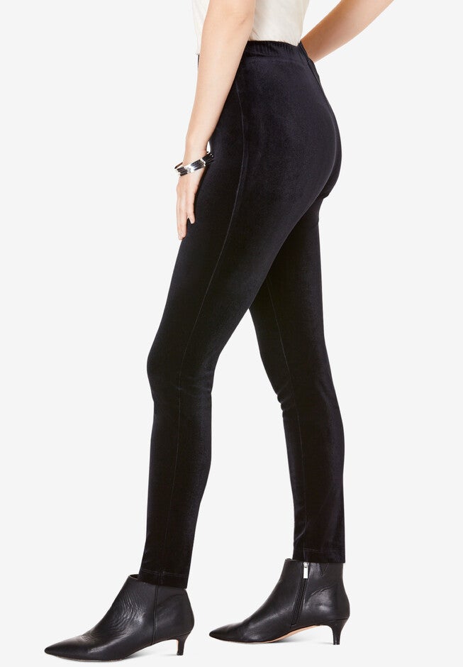 Velour Leggings, , alternate image number null