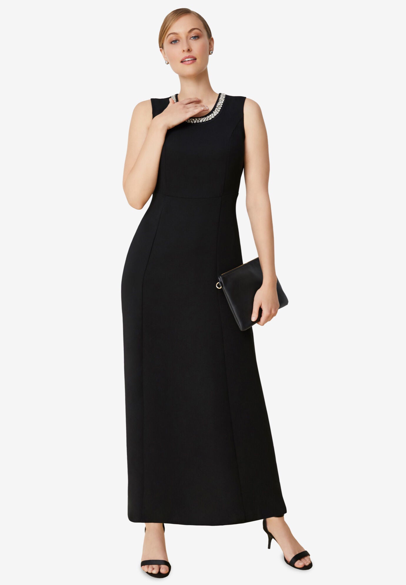 2-Piece Beaded Jacket Dress, , alternate image number 3