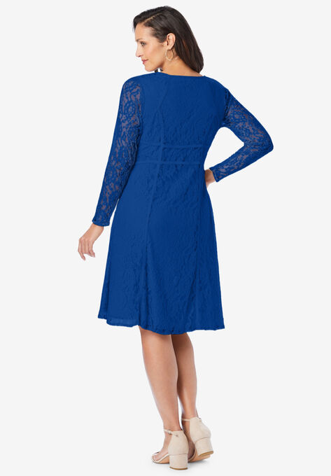 Seamed Lace Dress, , on-hover image number null
