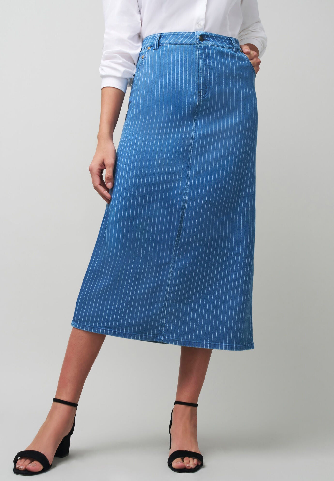 jessica london denim skirts
