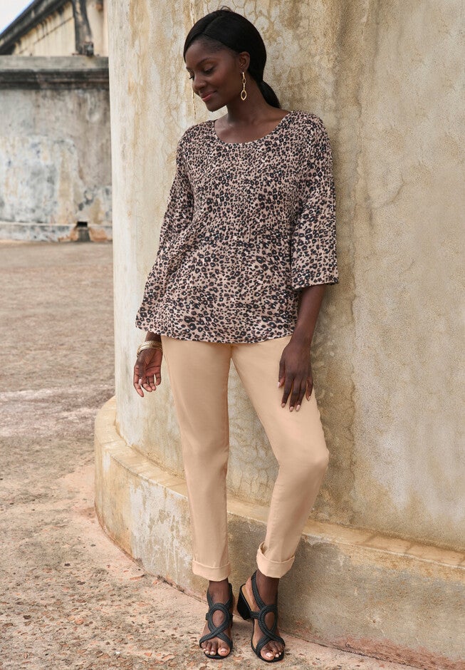 Pleated Blouse, , alternate image number null