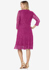Lace Fit & Flare Dress, , on-hover image number null