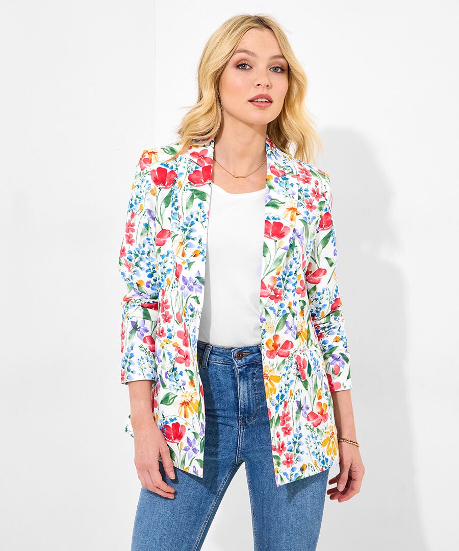 Floral Blazer, DITSY MULTI GARDEN, alternate image number 4