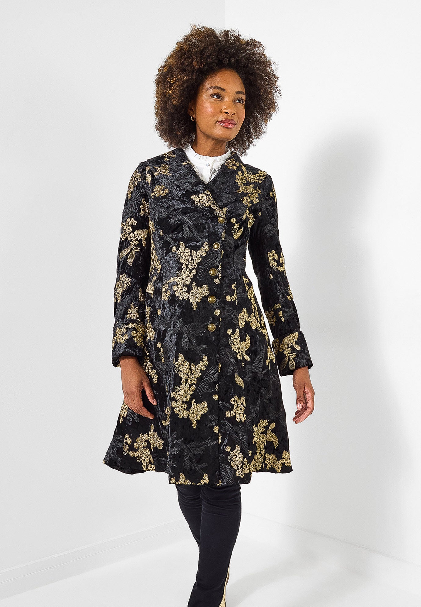 Gold Brocade Coat