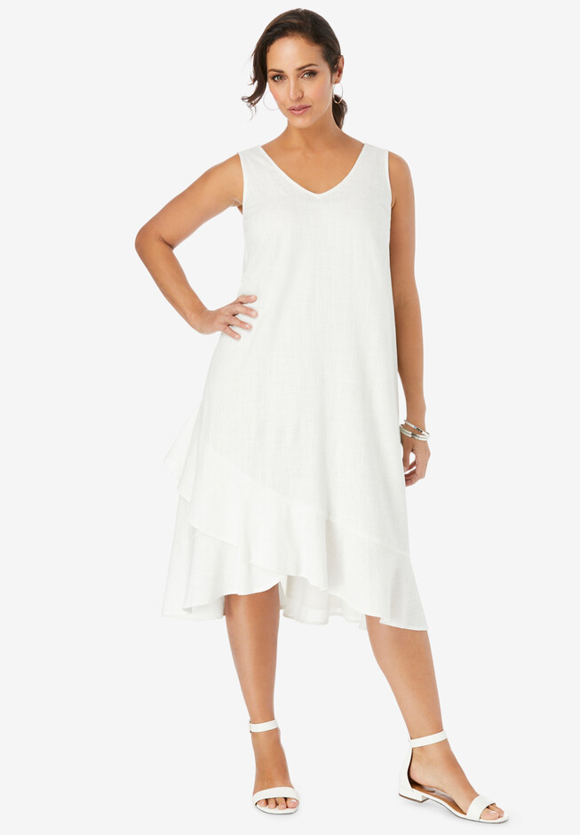 Run the Summer White Two-Piece Flyaway Halter Maxi Dress