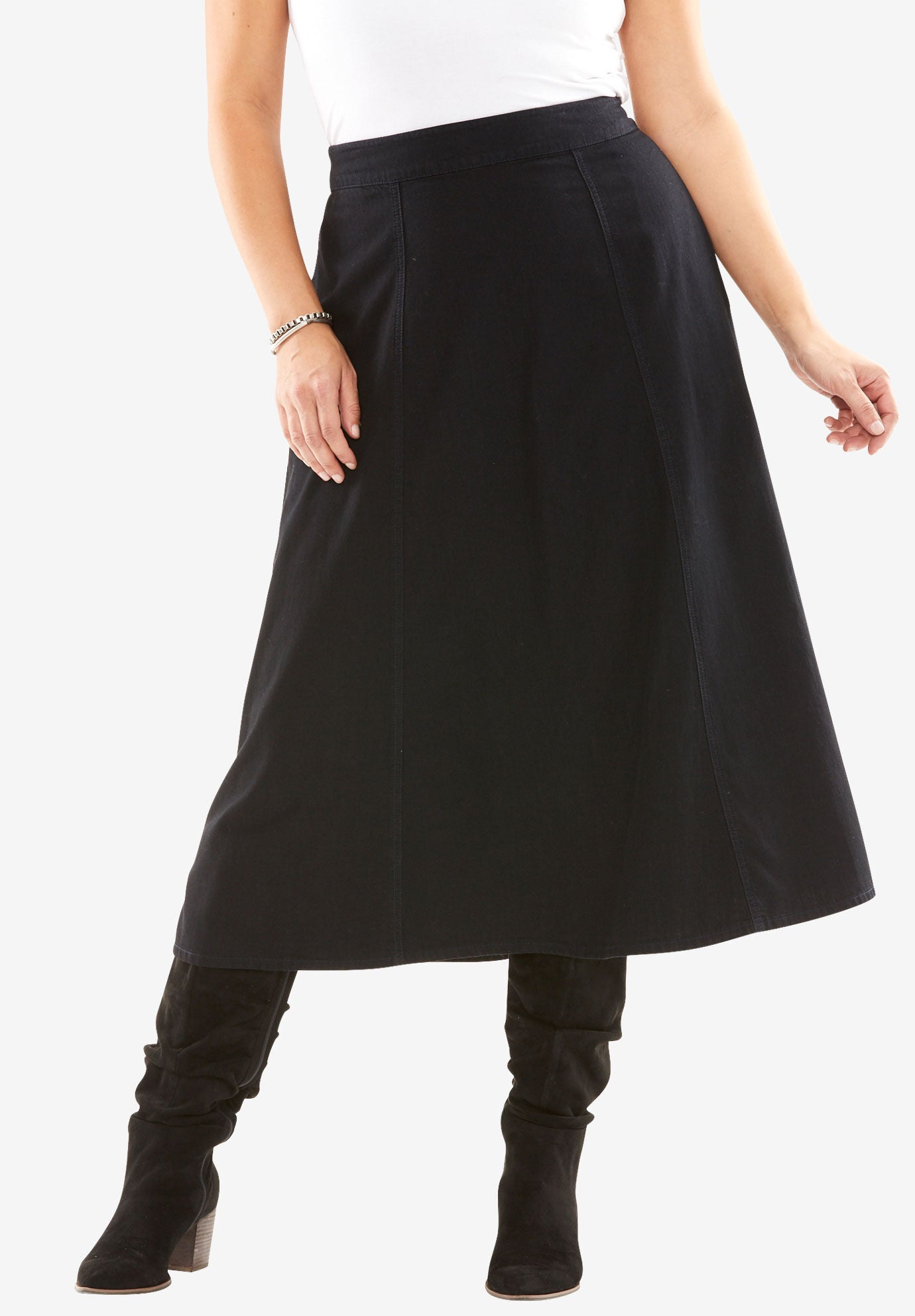 jessica london denim skirts