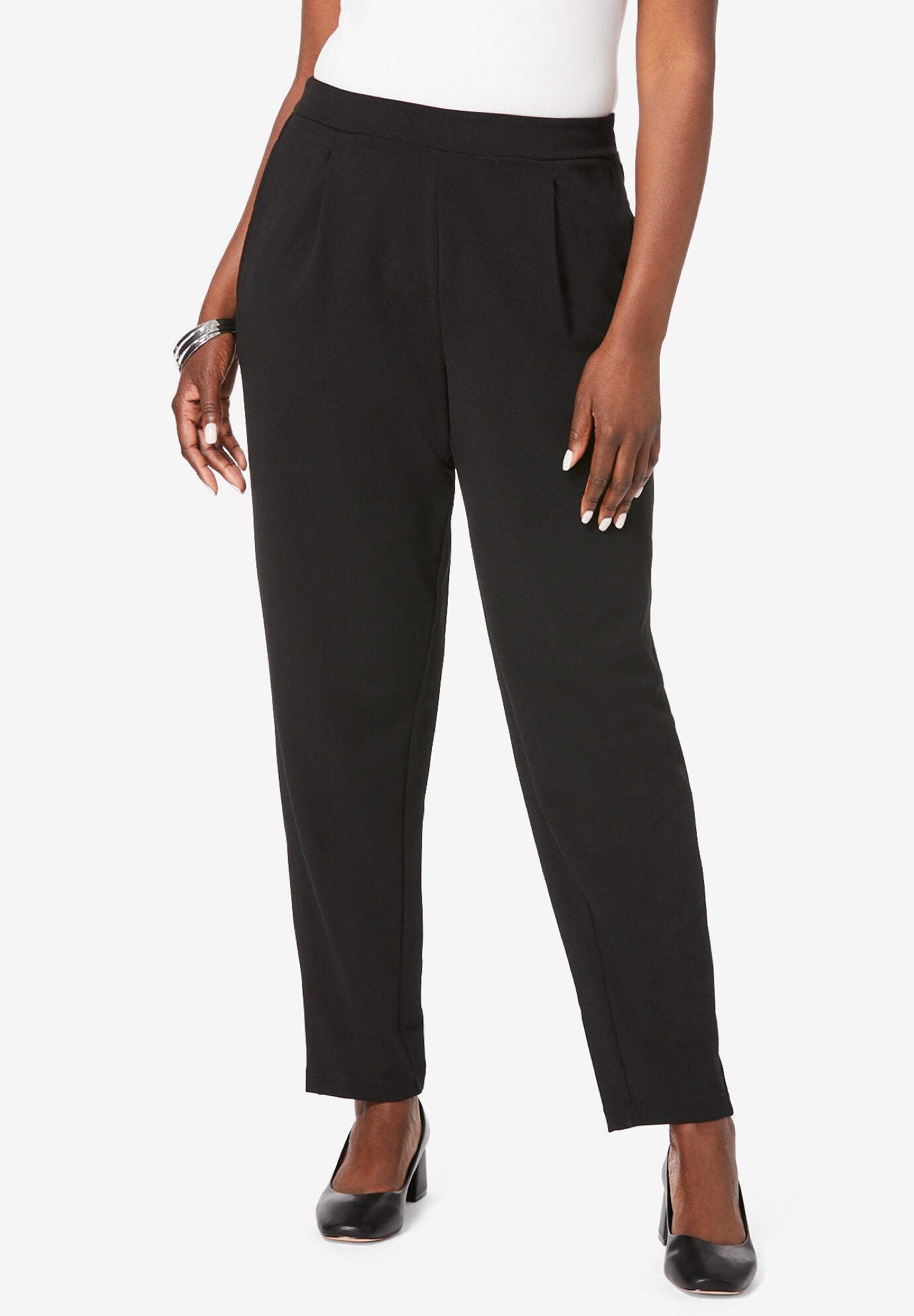 Linen Blend Capri Set | Jessica London