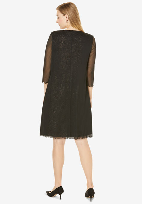 Sheer Cocktail Dress, , on-hover image number null