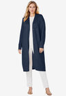 Fine Gauge Duster Cardigan, NAVY, hi-res image number null