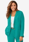 Linen Blazer, WATERFALL, hi-res image number null