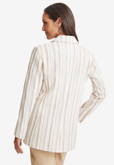 Linen Blazer, , on-hover image number null
