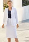 Single-Breasted Skirt Suit, , alternate image number null